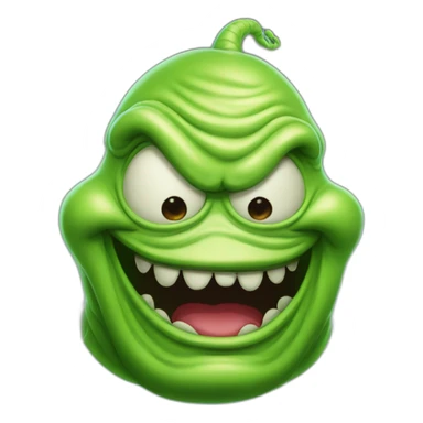 Slimer ghostbusters sticker