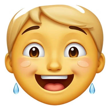 Cry laugh sticker
