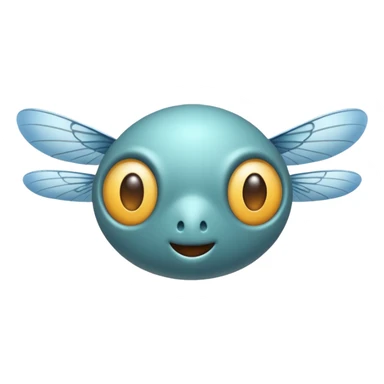 fly with headhpones on sticker