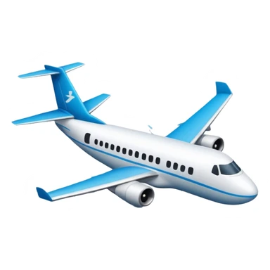 Plane crashing into water  sticker