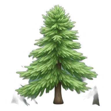 silver fir sticker