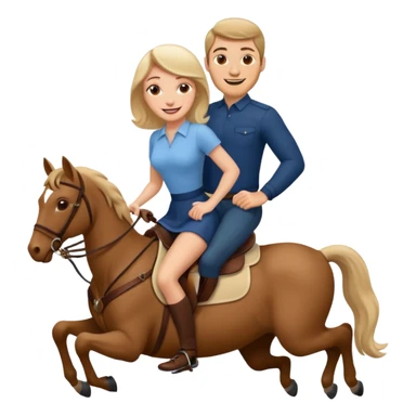 a white woman having vaginal sex by riding a man sticker