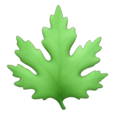 oak tree leaf sticker