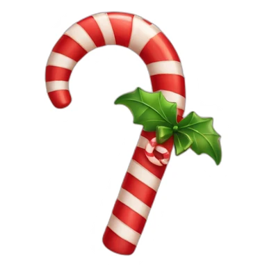 christmas candy cane sticker