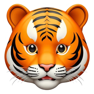 tiger face with LOL speech bubble for Twitch emote sticker