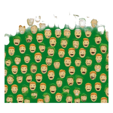 irish football fan sticker