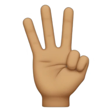 Three finger scout salute  sticker
