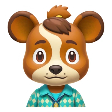 Animal crossing character sticker