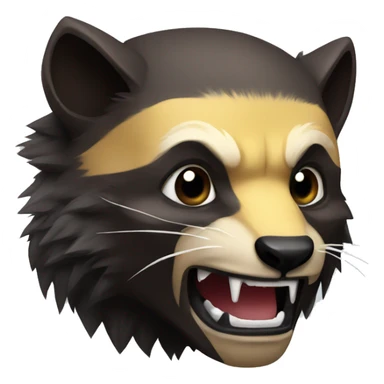 wolverine animal sticker