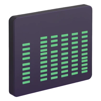 spreadsheet with rows and columns sticker