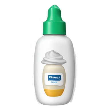 depilatory cream bottle sticker