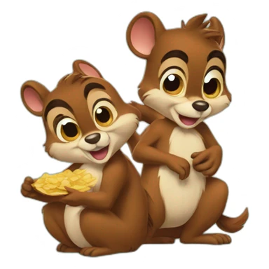 chip and dale sticker