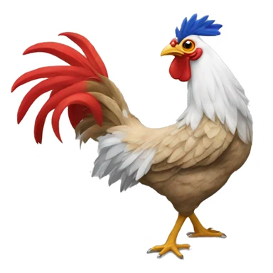 Gallo con occhiali da sole sticker