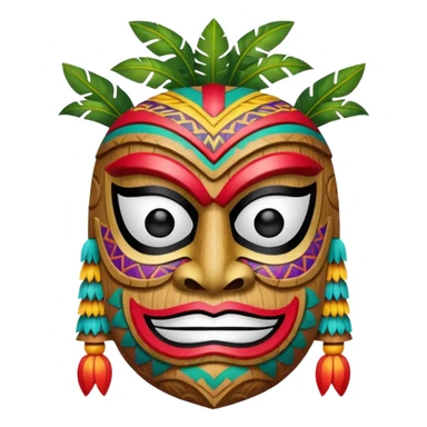 Mavi ünlü tiki sticker