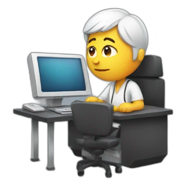 tired computer programmer sticker