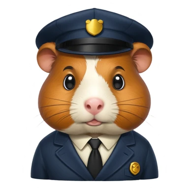 detective guinea pig sticker