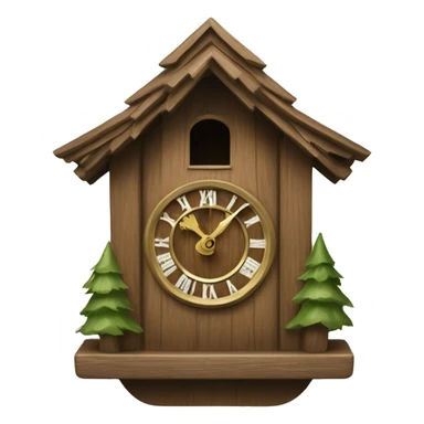 Cuckoo clock sticker