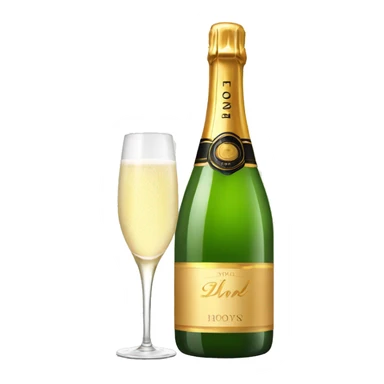 champagne sticker
