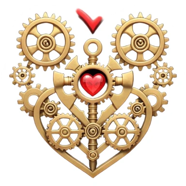 Death Korps Of Krieg Heart Steampunk love heart sticker