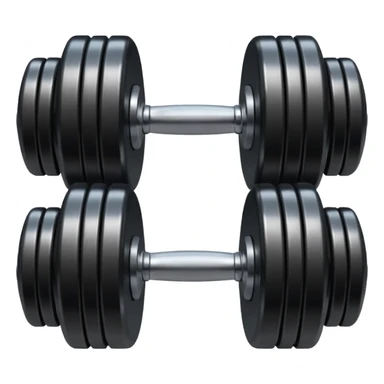 half dumbbel sticker