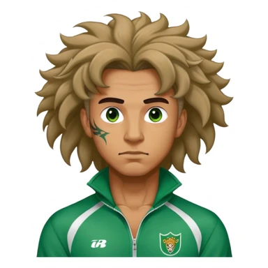 Jang Deok-su , Age: Late 40s
Appearance: A fierce man with tattoos, A large hair, have a tattoo on his neck.
Outfit: Green player tracksuit sticker