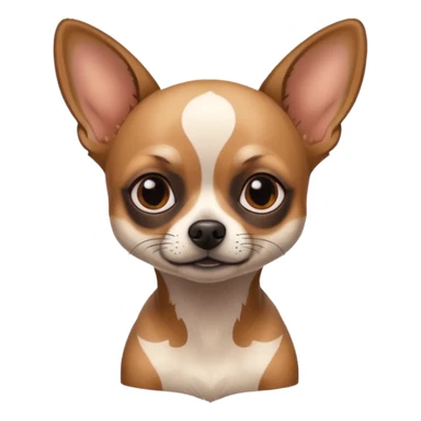 Mexican chihuahua with tattoos  sticker