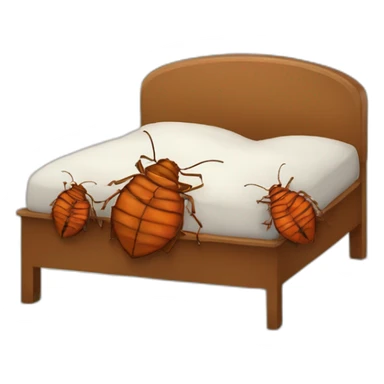 Bed bugs sleeping on your bed sticker
