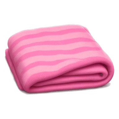 Pink blanket folded  sticker