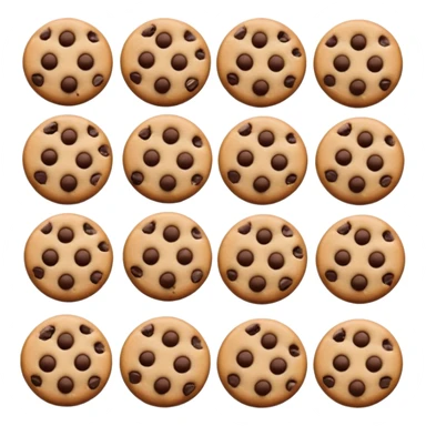 1 chocolate chip sticker