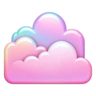  White-pink-Iridescent-aesthetic-scenery-Decoration sticker