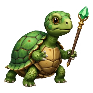 tortiose with scepter sticker