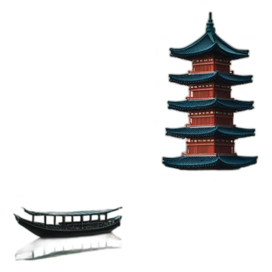 namsam tower and han river sticker