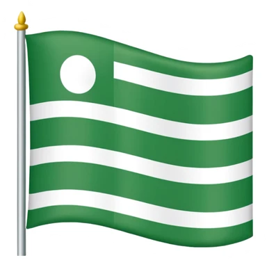 Just do a simple flag I want to put in my bio. Have u seen the panjshir flag do that it’s not in the emojis but make it exactly like the picture don’t add anything else. something on the middle search it up and make it in a shape of flag like the emojis no it’s goes like green on  sticker