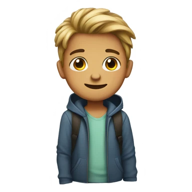 Boy say Hello  sticker