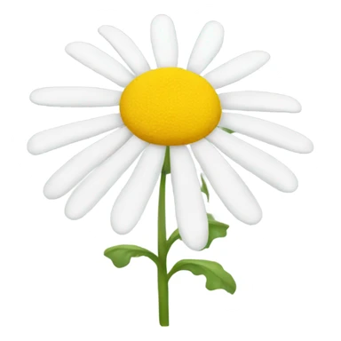 one chamomile flower sticker