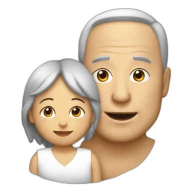 Une mère sur un père sticker