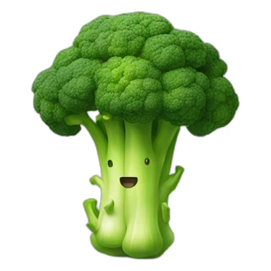 Brocoli with shoothead sticker