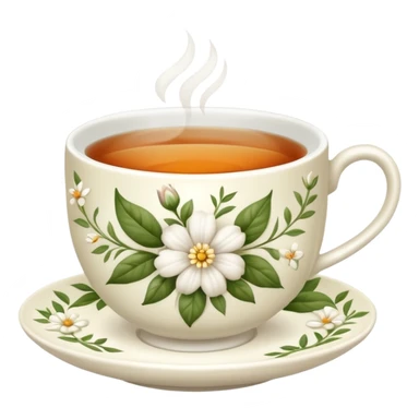 bridgerton aesthetic tea sticker