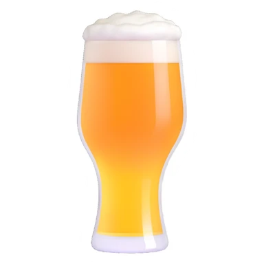 beer glass with foam sticker
