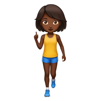 track girl sticker