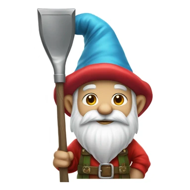 A gnome sticker
