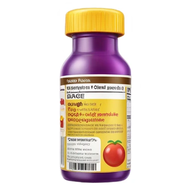 cough medicine sticker