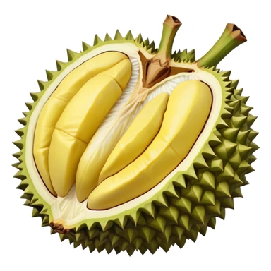 Durian fruit sticker