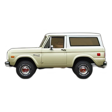 Ford Bronco 4 door sticker