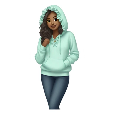 Coquette hoodie sticker