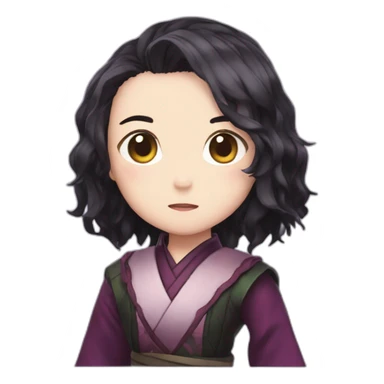 nezuko demon slayer sticker