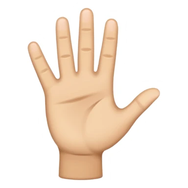 East side hand emoji sticker