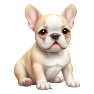 baby French bulldog sticker