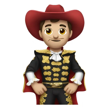 Bullfighter sticker