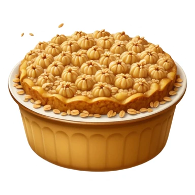 Apple crumble sticker